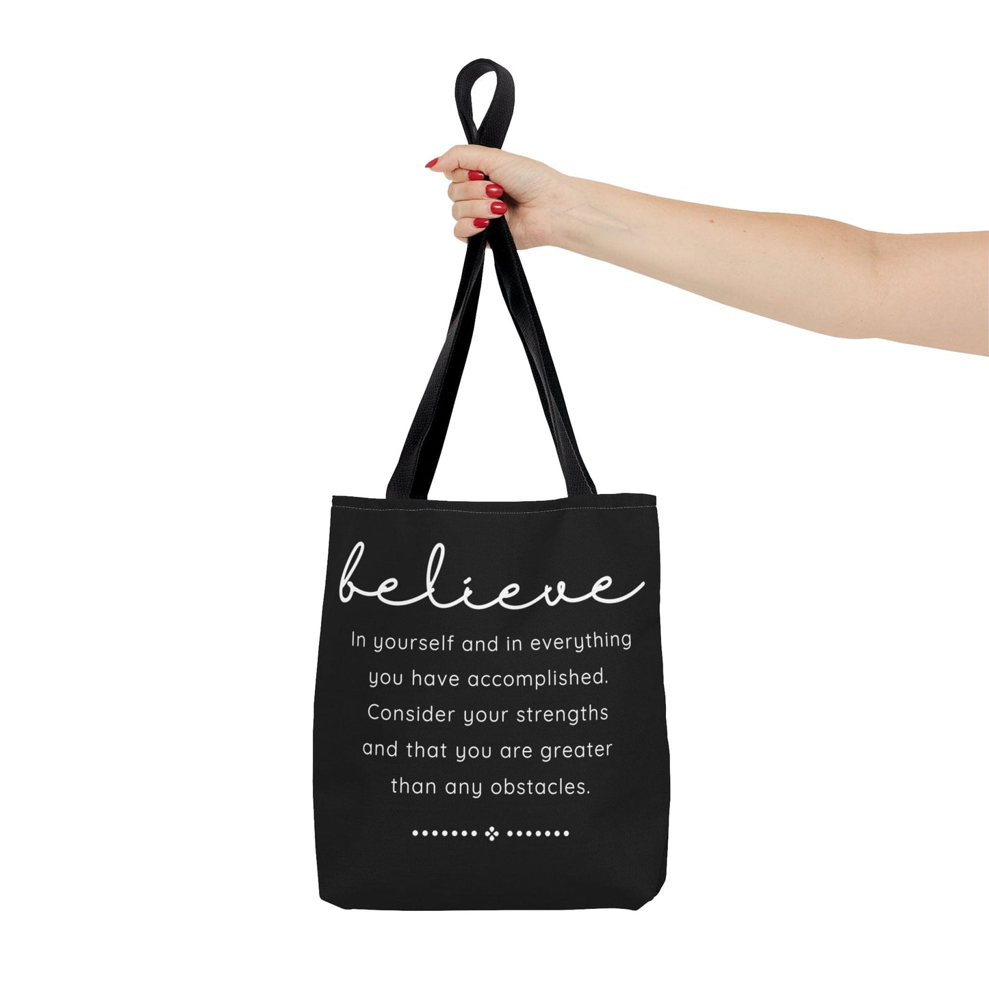 Large Tote Bag Believe in Yourself