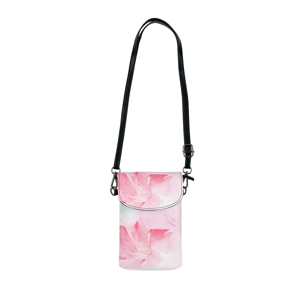 Crossbody Cell Phone Purse - Pink Flower Bloom - Peaceful Spring Nature